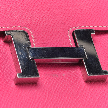 Hermes Epsom Constance Short Wallet Rose Tyrien 8 of 10