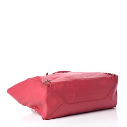 Balenciaga Veau Papier A4 Zip Around Tote Rouge Grenade 4 of 15