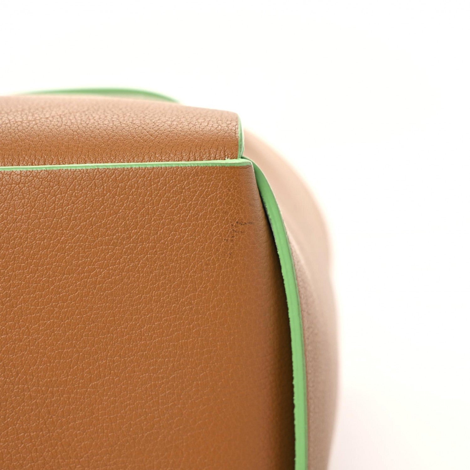 Bottega Veneta Buffalo Maxi Intrecciato Small Arco Tote Caramel Pistachio 8 of 12