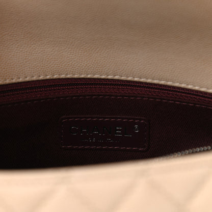 Chanel Caviar Quilted Small Coco Handle Flap Light Beige 6 of 11
