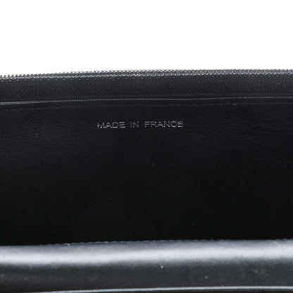 Chanel Distressed Patent Calfskin Quilted Reissue Wallet On Chain WOC Black 7 of 9