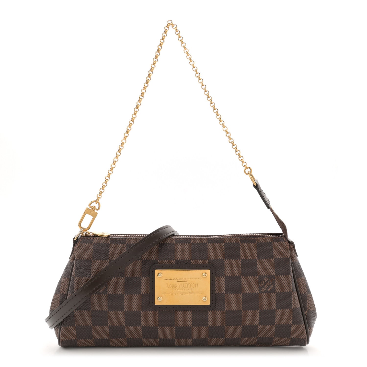Louis Vuitton Damier Ebene Eva Clutch 1 of 11