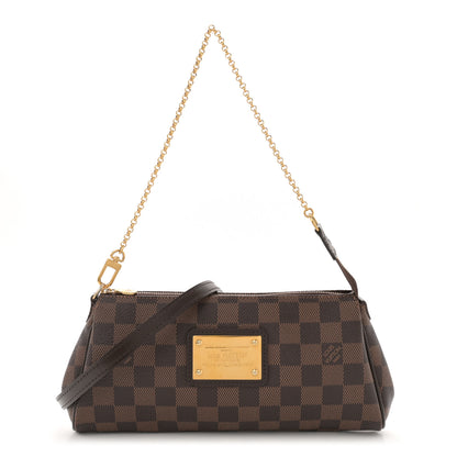 Louis Vuitton Damier Ebene Eva Clutch 1 of 11