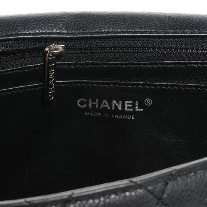 Chanel Washed Caviar Maxi Single Flap Black 6 of 7