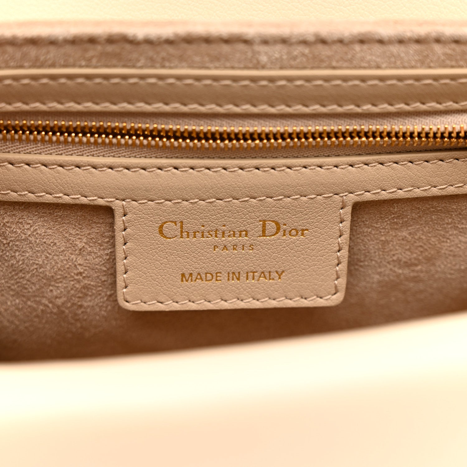 Christian Dior Lambskin Cannage Small Jolie Top Handle Bag Powder Beige Latte 6 of 10