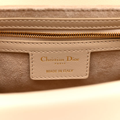 Christian Dior Lambskin Cannage Small Jolie Top Handle Bag Powder Beige Latte 6 of 10