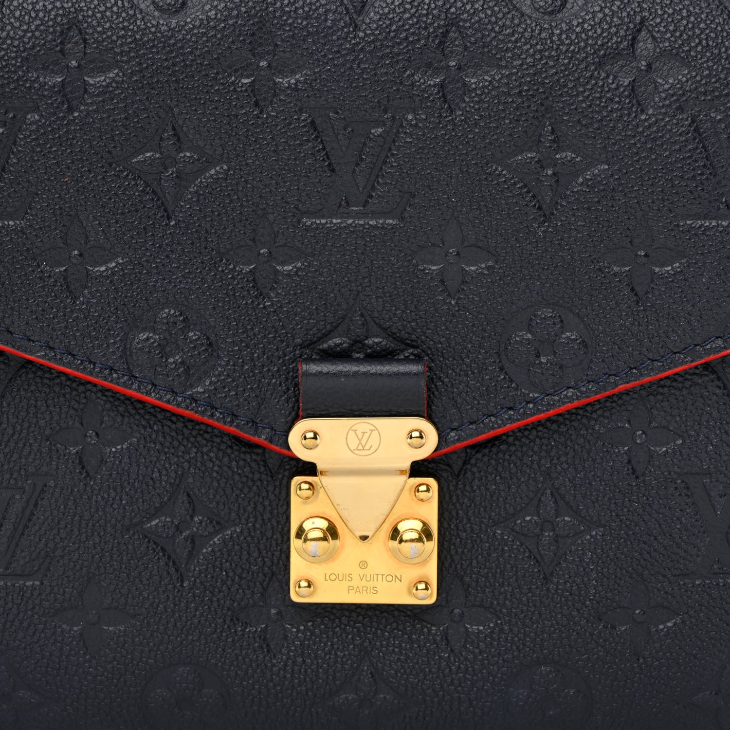 Louis Vuitton Empreinte Pochette Metis Marine Rouge 9 of 12