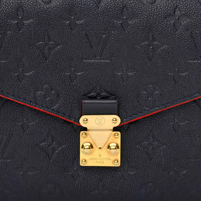 Louis Vuitton Empreinte Pochette Metis Marine Rouge 9 of 12