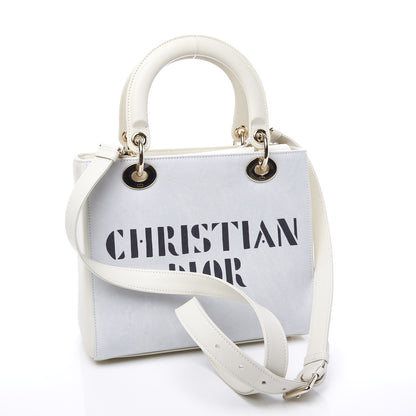 Christian Dior Calfskin Medium Fairy Tale Lady Dior Celestial Blue 2 of 11