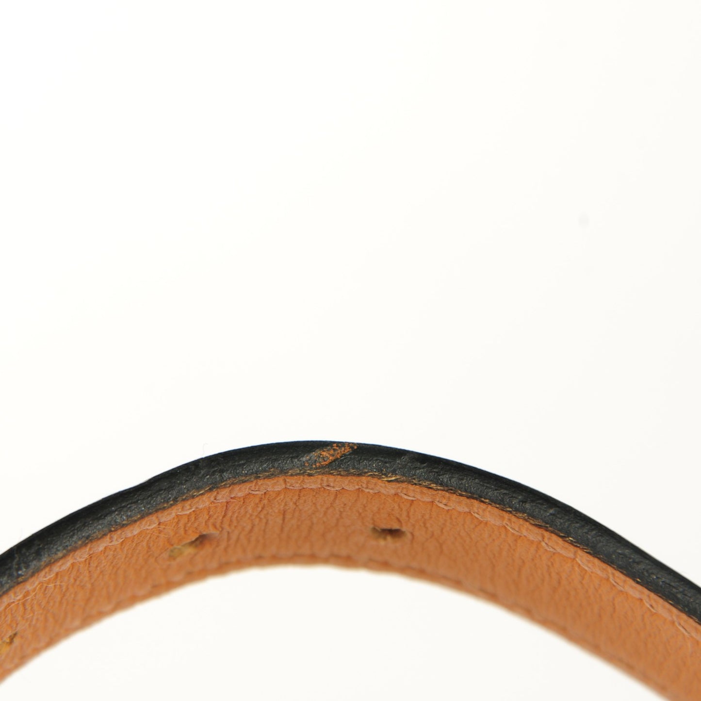 Hunter Cowhide Etriviere Double Tour Bracelet L Black
