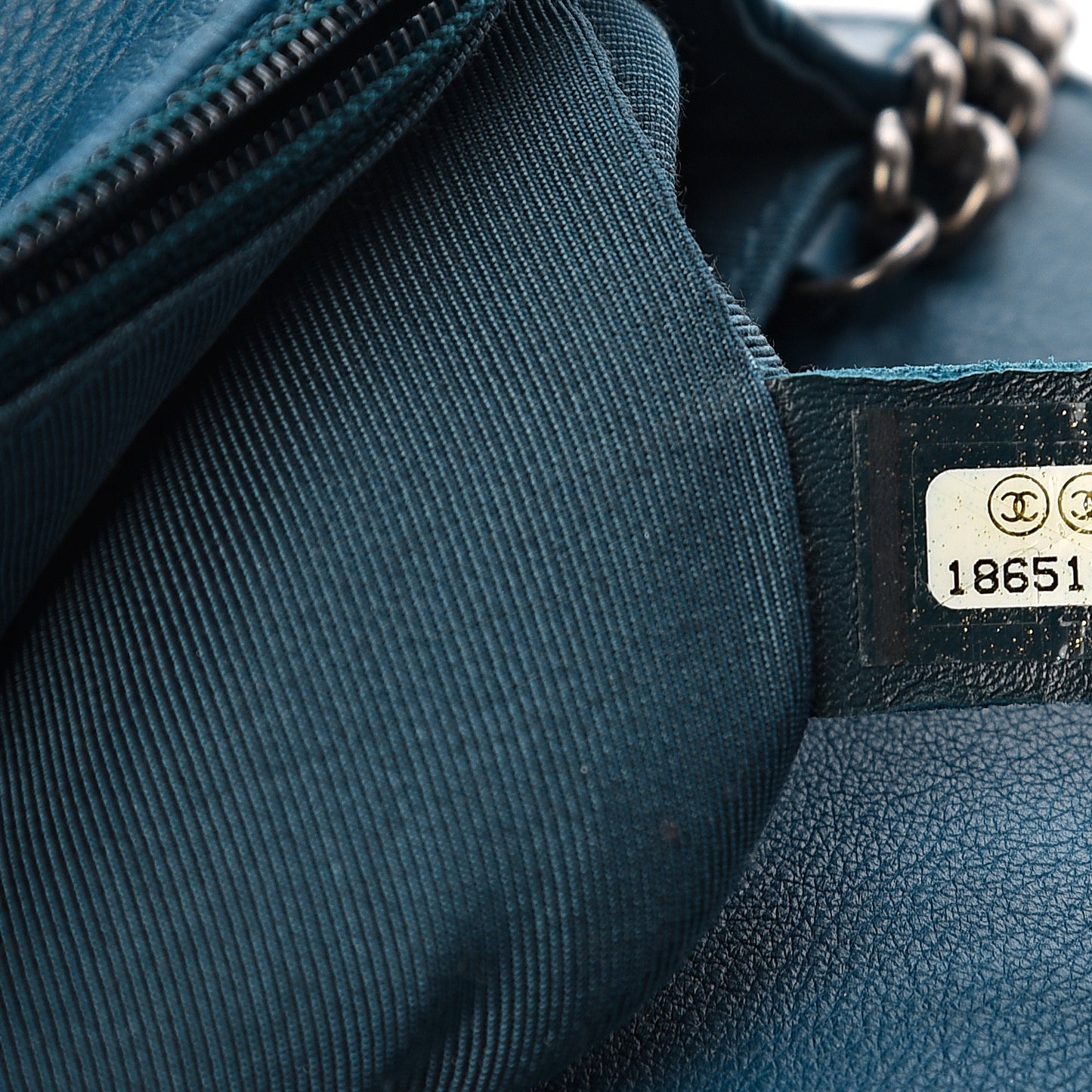 Calfskin Small Boy Reverso Flap Dark Blue