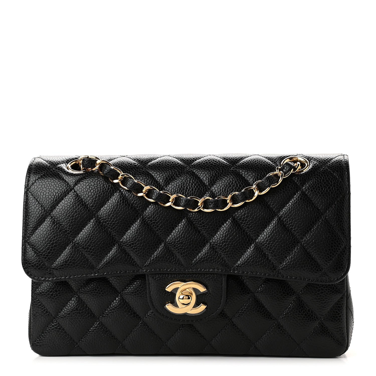 Chanel Caviar Quilted Small Double Flap Black 1 of 9