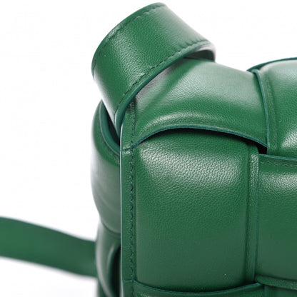 Bottega Veneta Nappa Maxi Intreccio Padded Cassette Crossbody Bag Racing Green 9 of 10