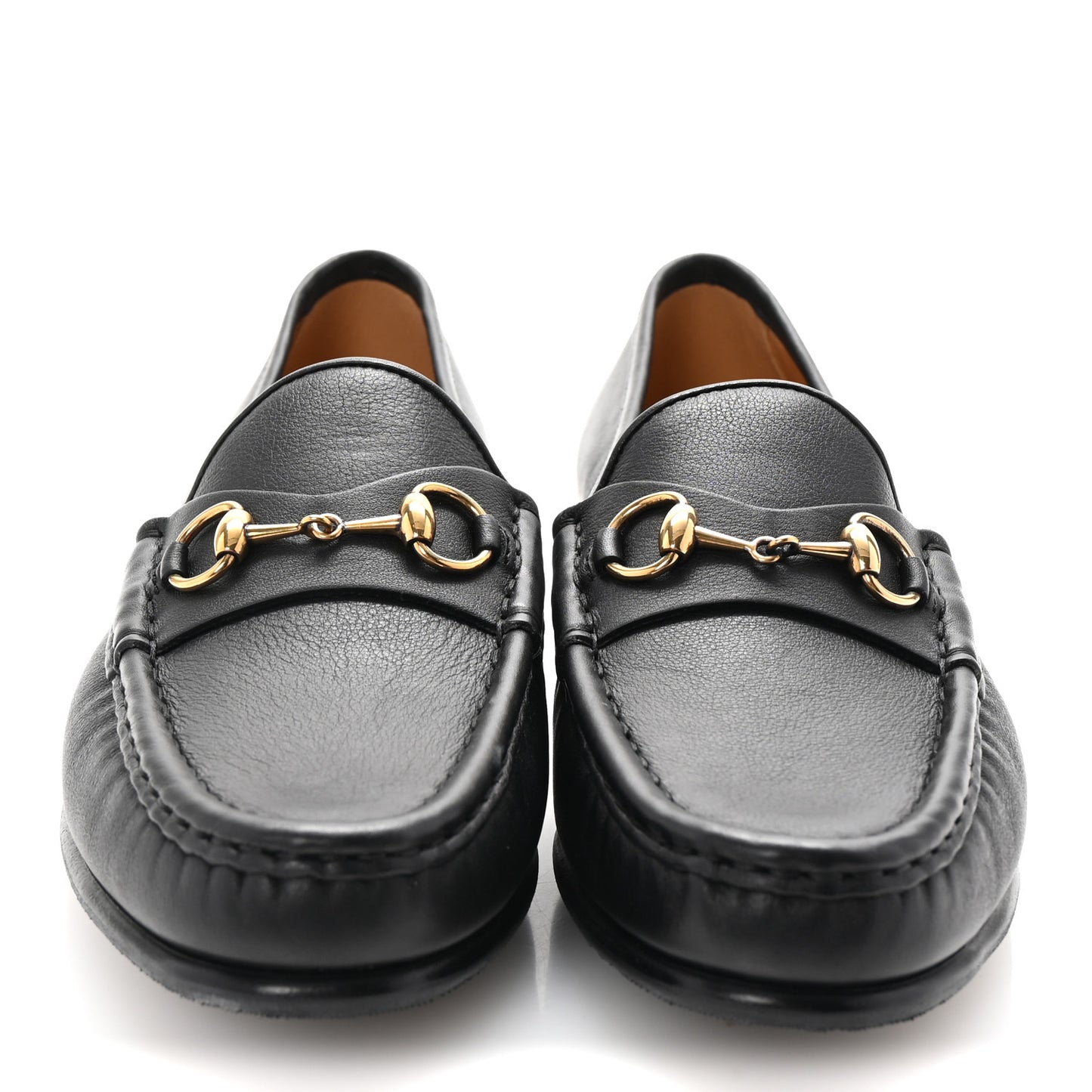 Calfskin Womens 1953 Horsebit Loafers 38.5 Black