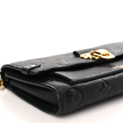Louis Vuitton Empreinte Vavin Chain Wallet Black 7 of 8