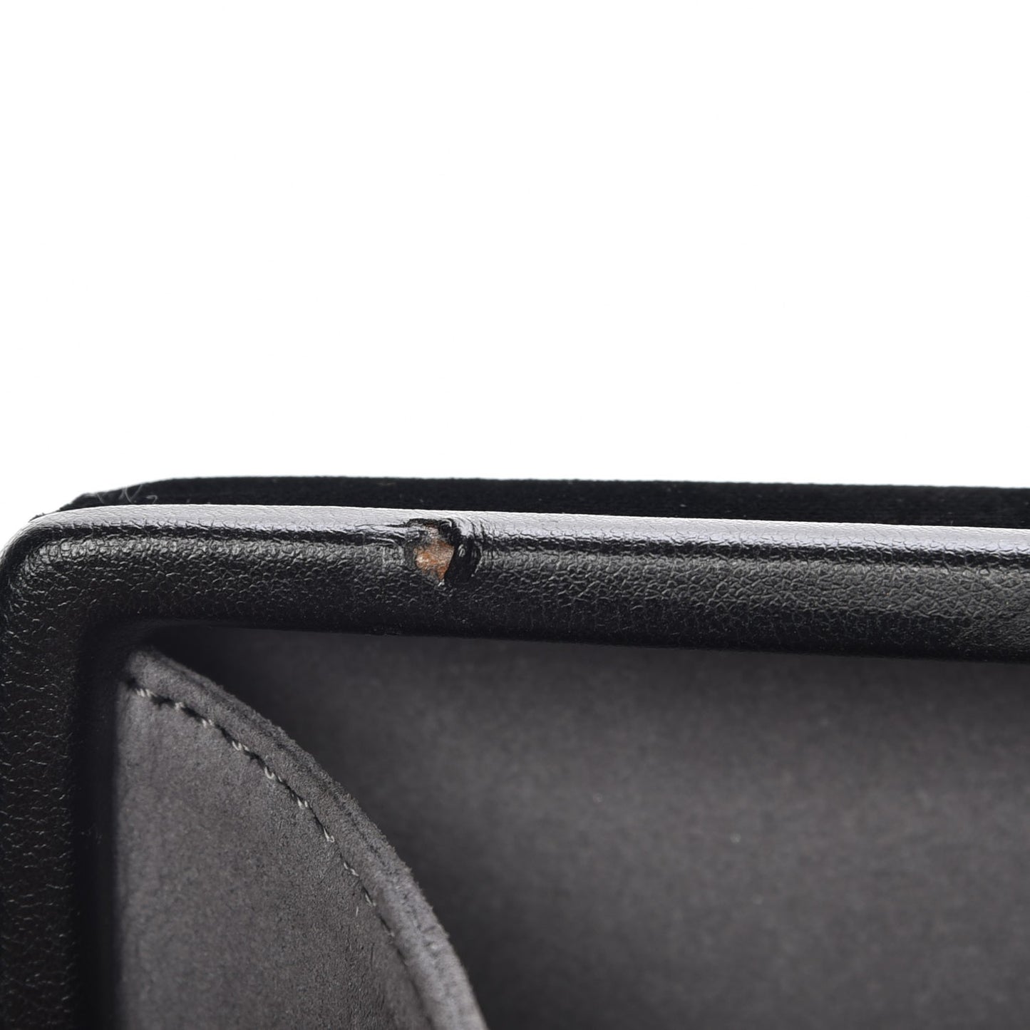 Velvet Pearl Knuckle Clutch Black