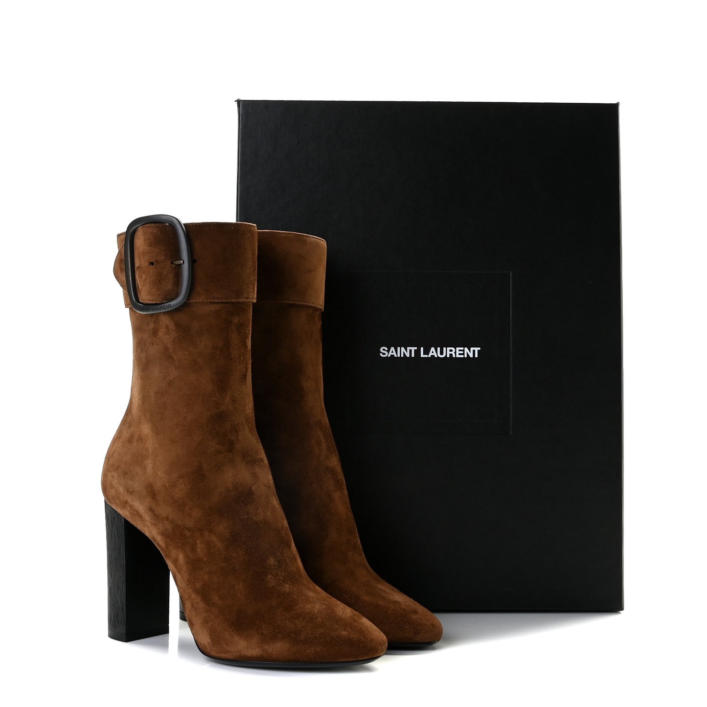 Suede Joplin Buckle Booties 36.5 Land