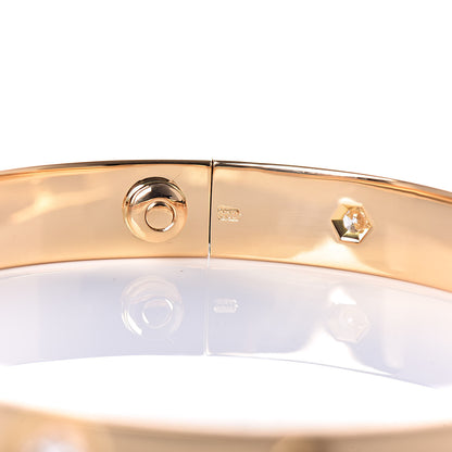 Cartier 18K Yellow Gold 6 Diamond LOVE Bracelet 16 6 of 7