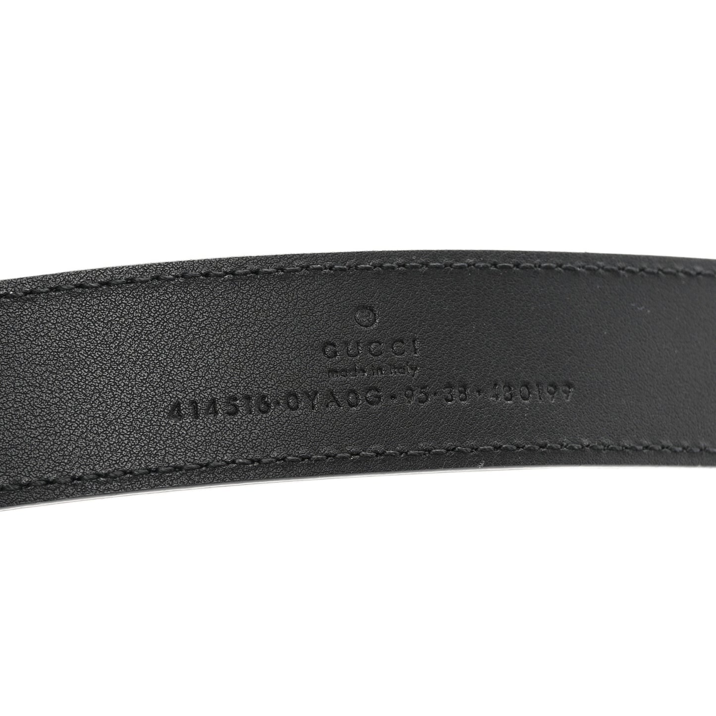 Calfskin Double G 30mm Belt 95 38 Black
