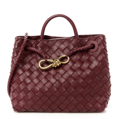 Bottega Veneta Nappa Intrecciato Small Andiamo Shoulder Bag Barolo 1 of 10