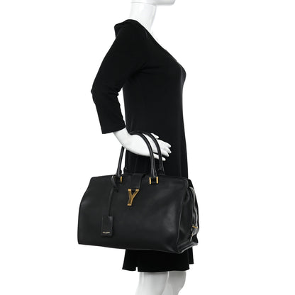 Saint Laurent Calfskin Medium Classic Y Cabas Black 2 of 9