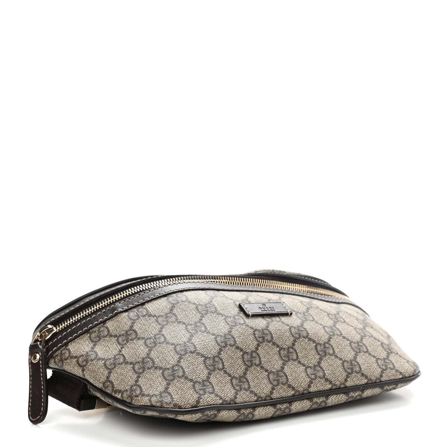 Gucci GG Supreme Monogram Belt Bag Dark Brown 4 of 11