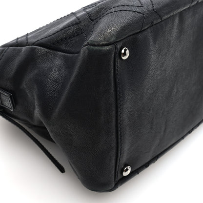 Chanel Calfskin Small Diamond Stitch Tote Black 9 of 10