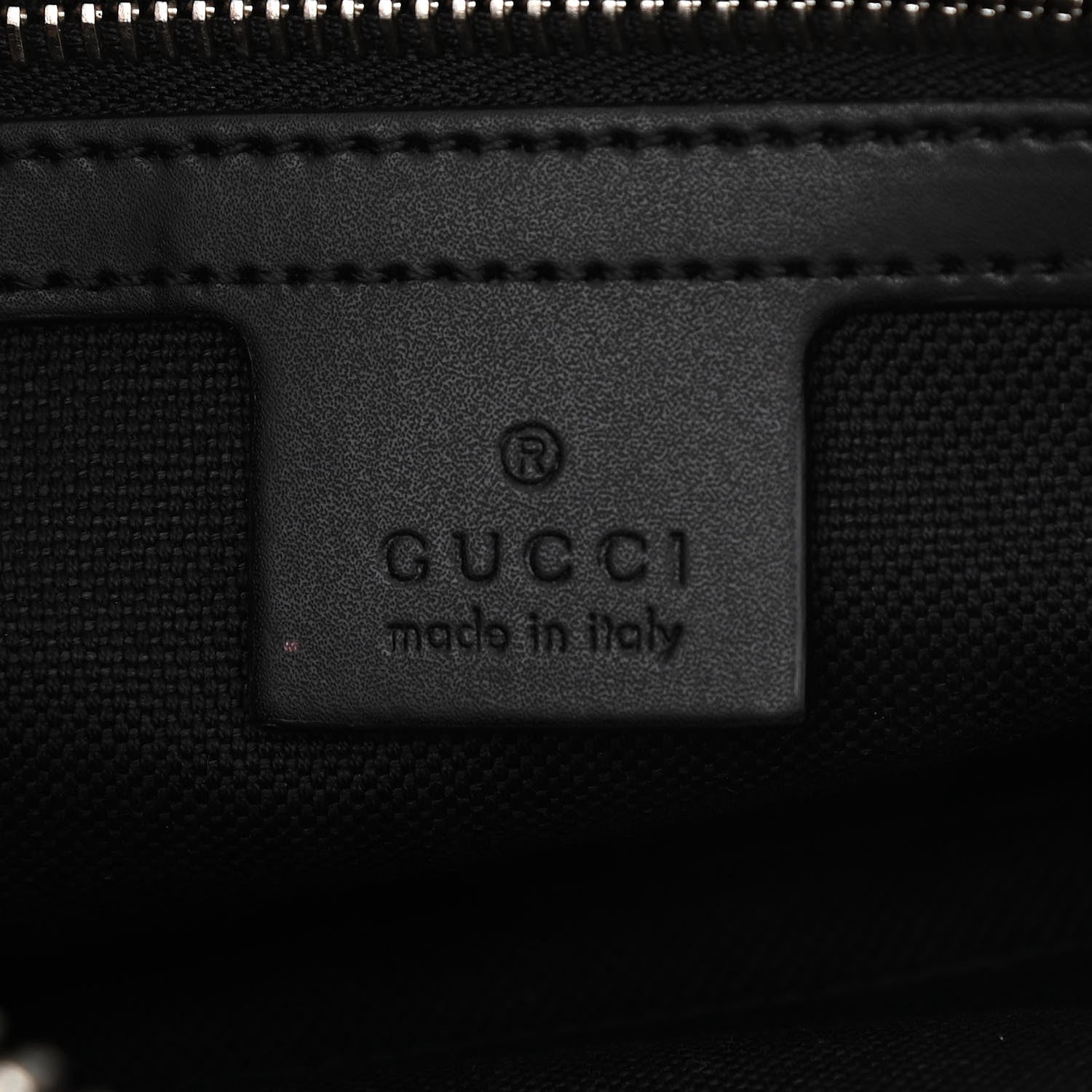 Gucci Soft GG Supreme Monogram Web Belt Bag Black Grey 6 of 11