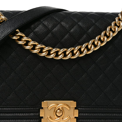Chanel Caviar Quilted New Medium Boy Flap Black 7 of 9