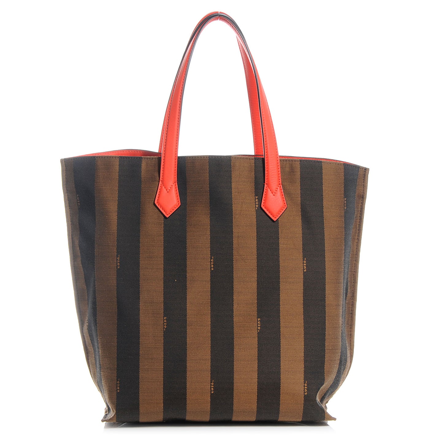 Pequin Vitello All In Shopper Tote Tobacco Papavero
