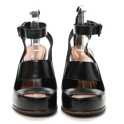 Louis Vuitton Calfskin Trinity 100 Sandals 39 Black 3 of 10
