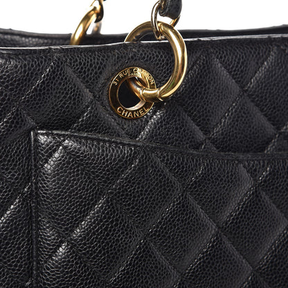 Chanel Caviar Quilted Grand Shopping Tote GST Black 10 of 16