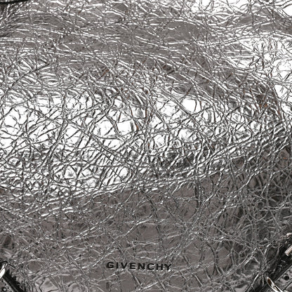 Givenchy Metallic Calfskin Medium Voyou Bag Silver 8 of 10