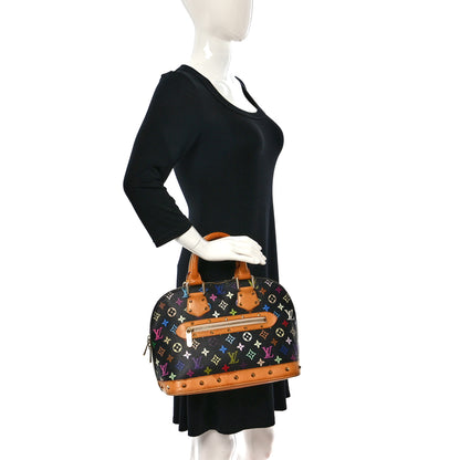 Louis Vuitton Monogram Multicolor Alma Black 2 of 10