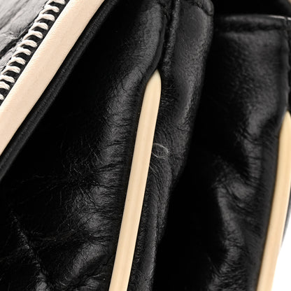 Chanel Lambskin East West Mademoiselle Flap Black 11 of 12