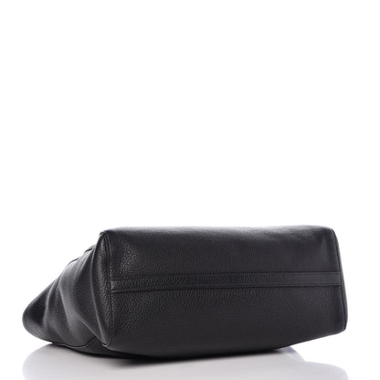 Prada Vitello Daino Tote Black 6 of 9