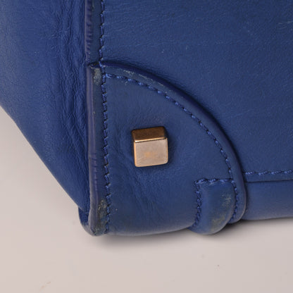 Celine Smooth Calfskin Mini Luggage Electric Blue 19 of 26