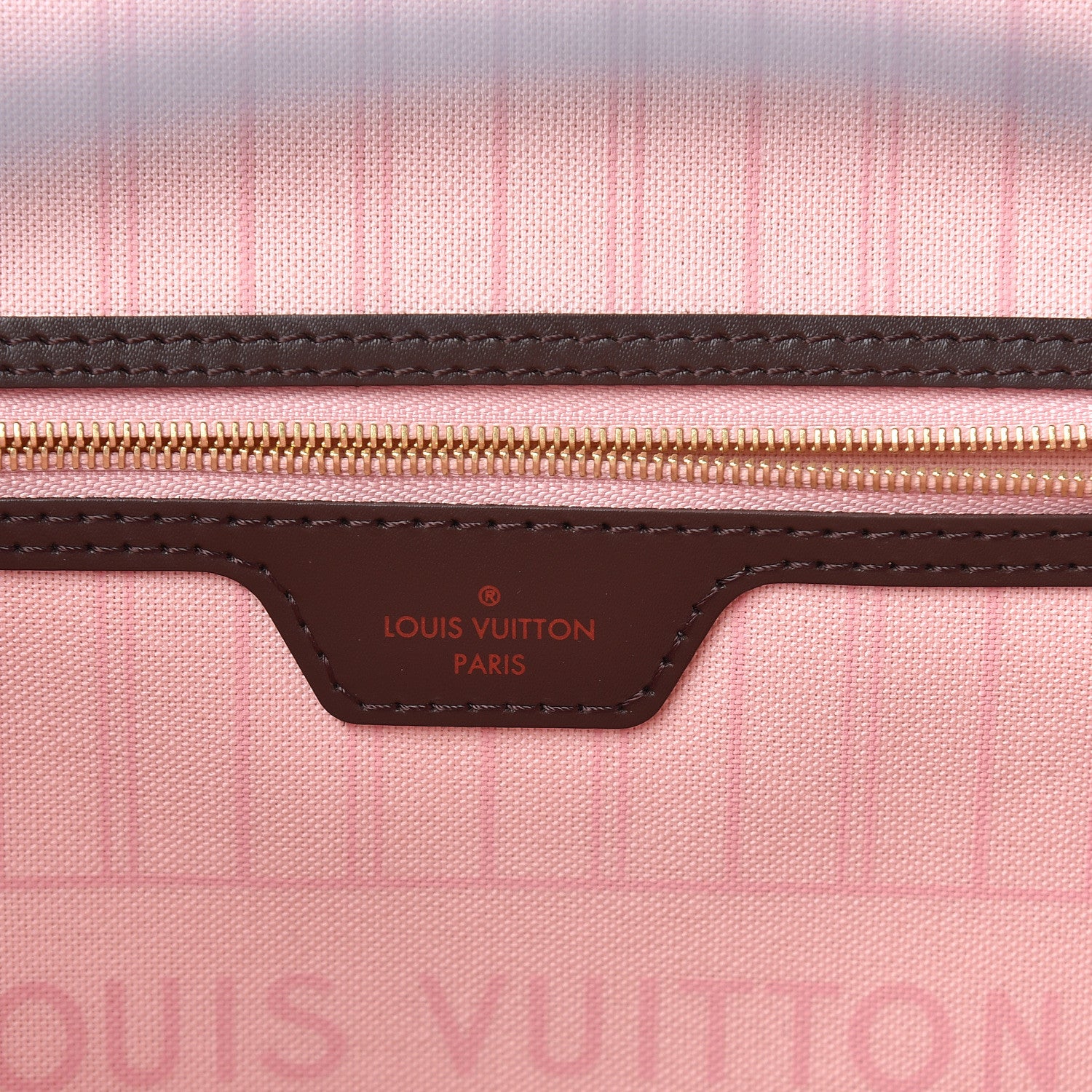 Louis Vuitton Damier Ebene Neo Neverfull MM Rose Ballerine 6 of 14