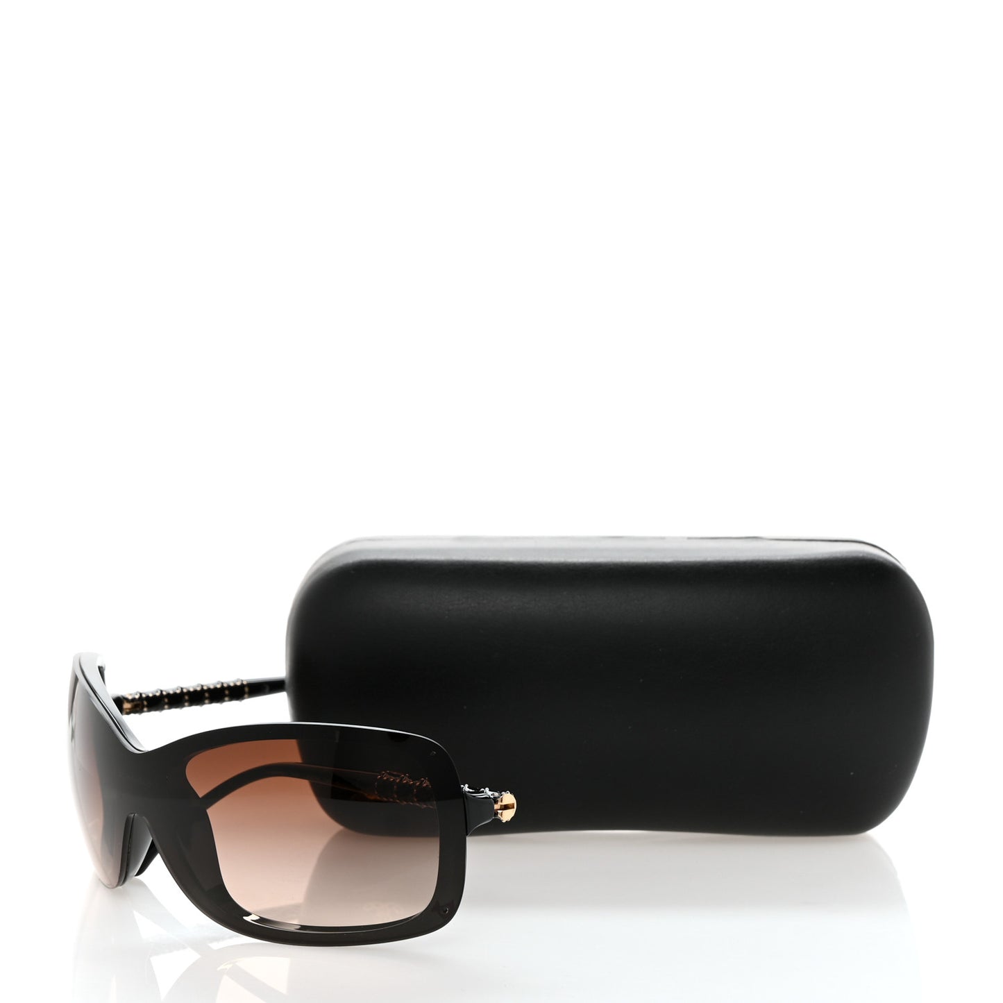 Studded Square Sunglasses 6036 Black