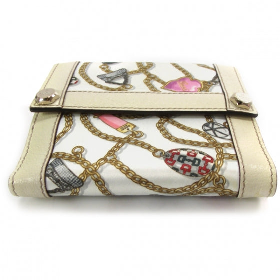 Gucci Satin Chain Print Charmy Boston w Wallet 13 of 17