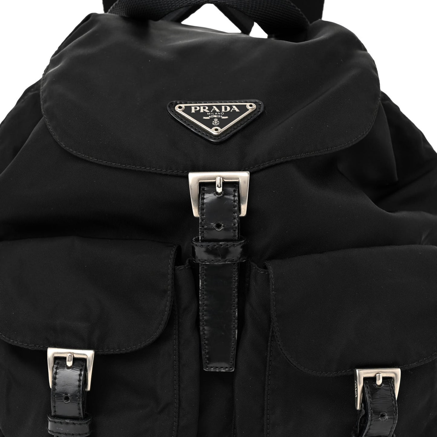 Nylon Vela Medium Backpack Black