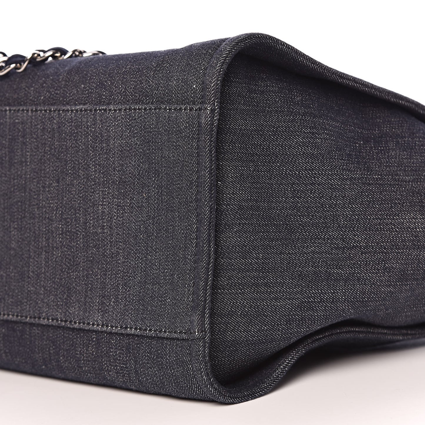 Denim Large Deauville Tote Dark Blue