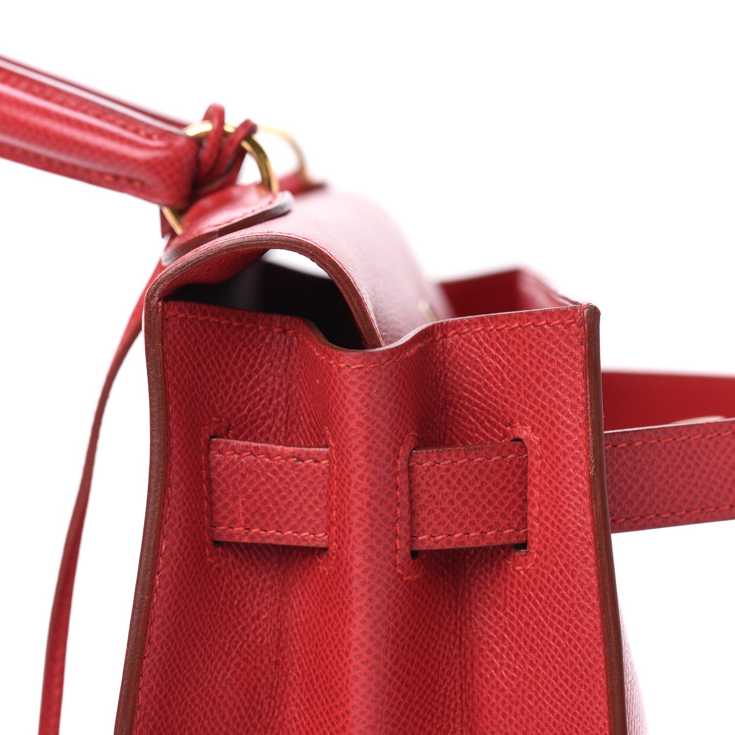 Hermes Courchevel Kelly Sellier 32 Rouge Vif 20 of 36