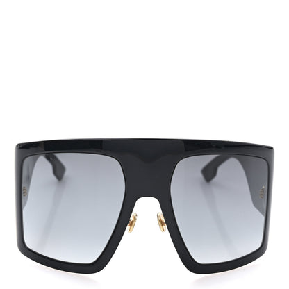 Christian Dior Acetate DiorSo Light 1 Shield Sunglasses Black 2 of 7