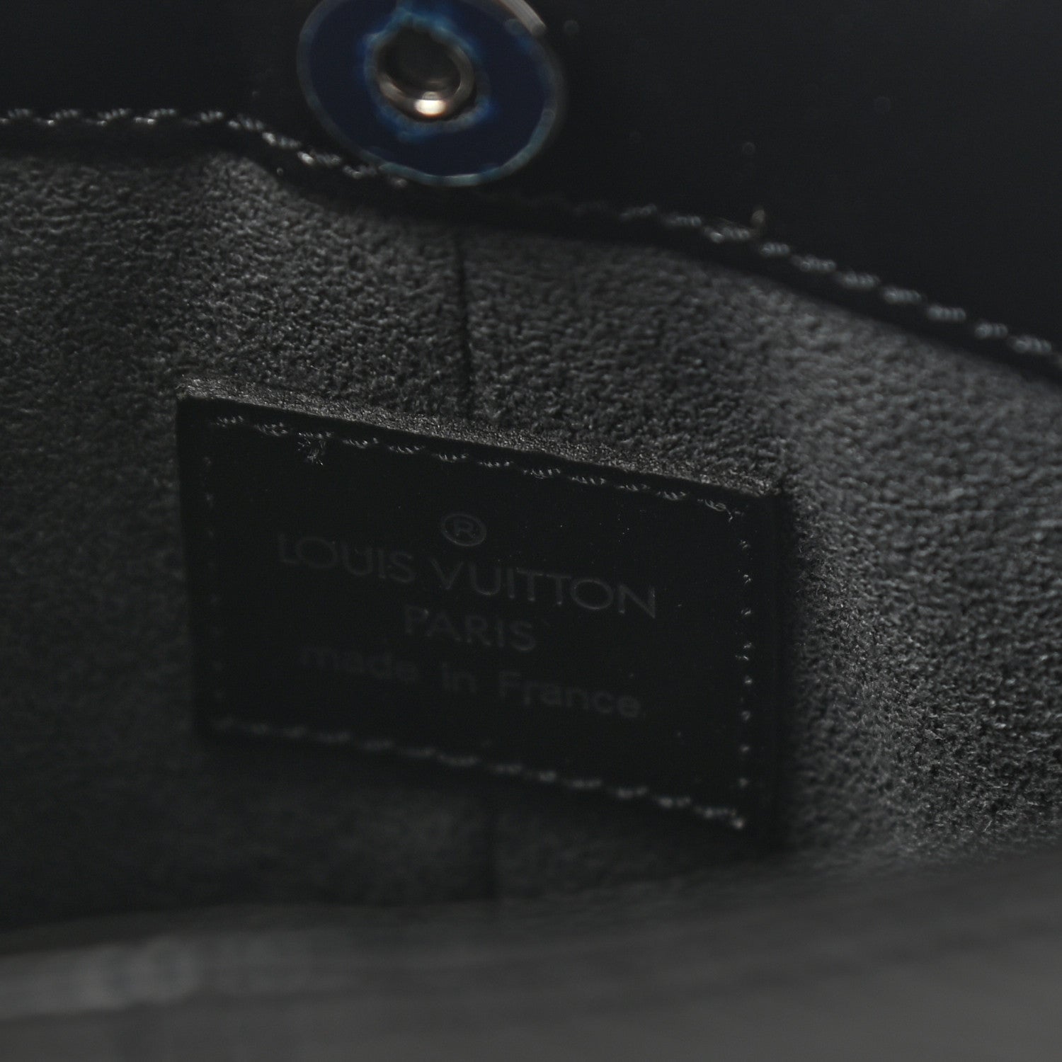 Louis Vuitton Epi Demi Lune Pochette Black 6 of 9
