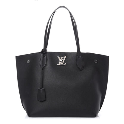 Louis Vuitton Calfskin Lockme Go Tote Black 1 of 11