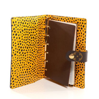 Louis Vuitton Monogram Kusama Infinity Dots Small Ring Agenda Cover Yellow 6 of 8
