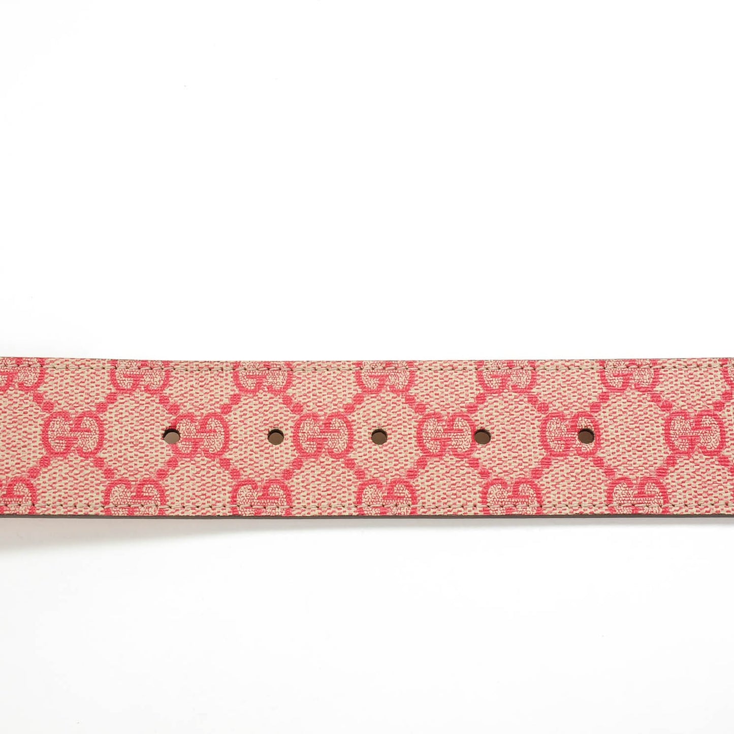 GG Plus Monogram Interlocking G Belt 85 34 Red