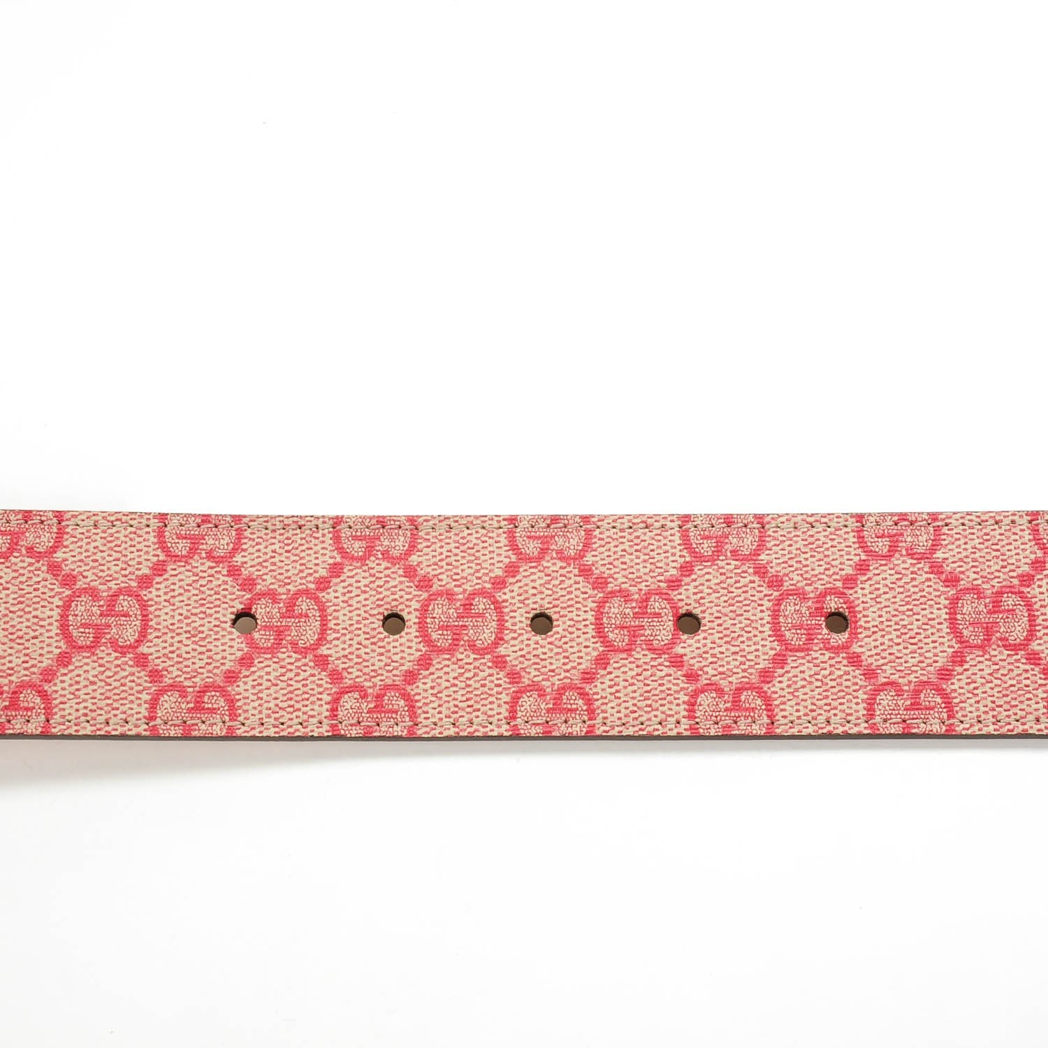 Gucci GG Plus Monogram Interlocking G Belt 85 34 Red 4 of 6