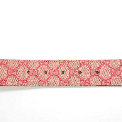 Gucci GG Plus Monogram Interlocking G Belt 85 34 Red 4 of 6